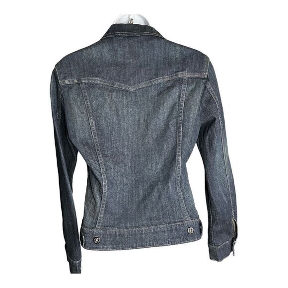 Levi's Jacket Women's Long Sleeve Button Down Trucker Denim Blue Size Small - Picture 3 of 9